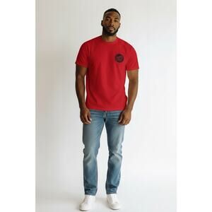 The Original Santa Cruz Red Skateboard T shirt X Large